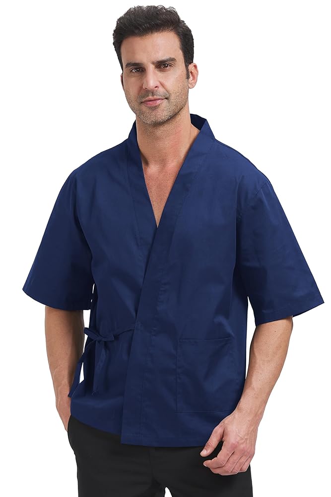 Amazon.co.jp: [Nanxson] コック服 調理服 作務衣 作業服 寿司